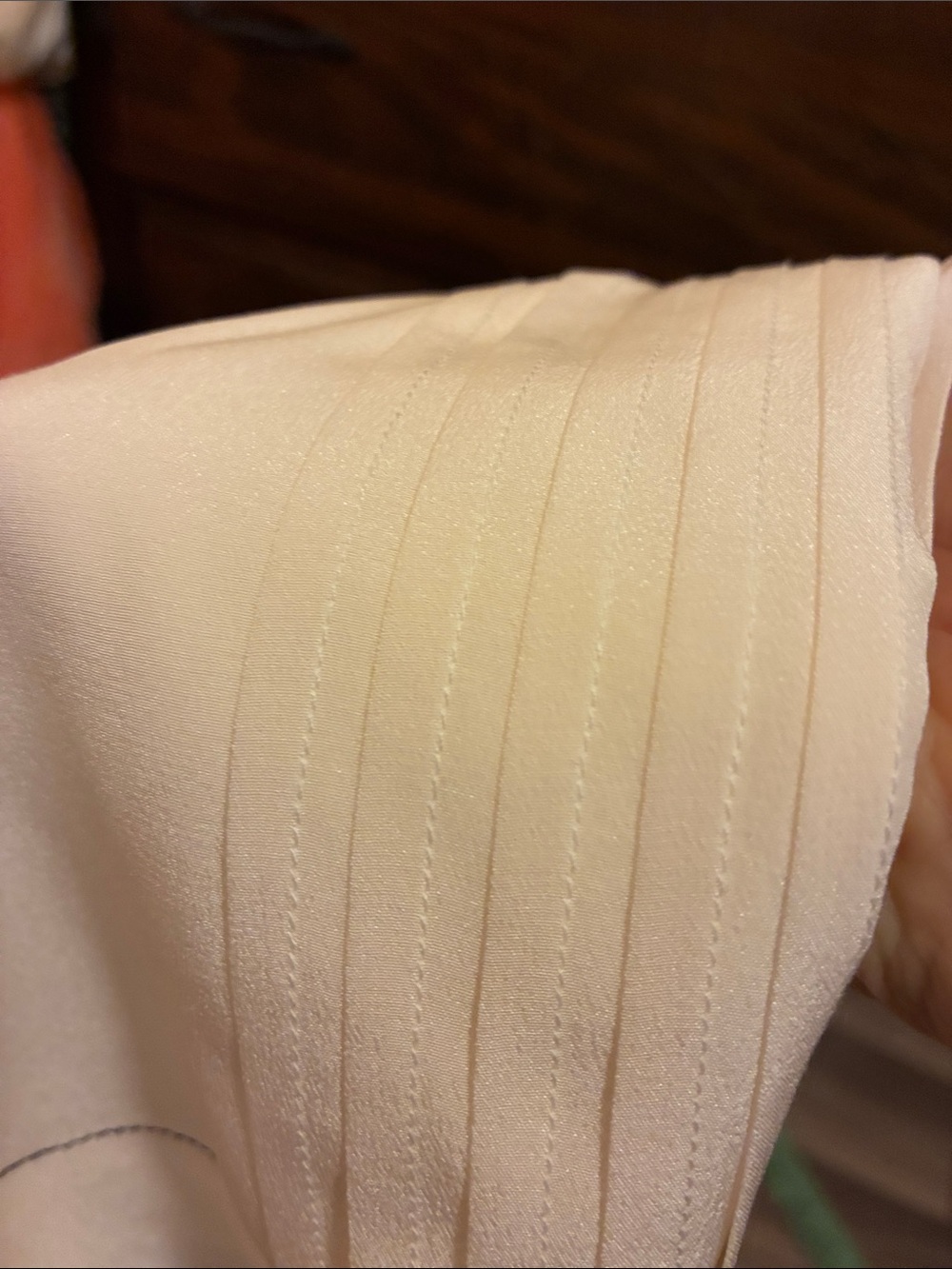 La Ligne Cream Pleated Silk Camisole with Covered Buttons- GORGEOUS- NWT - Picture 16 of 16